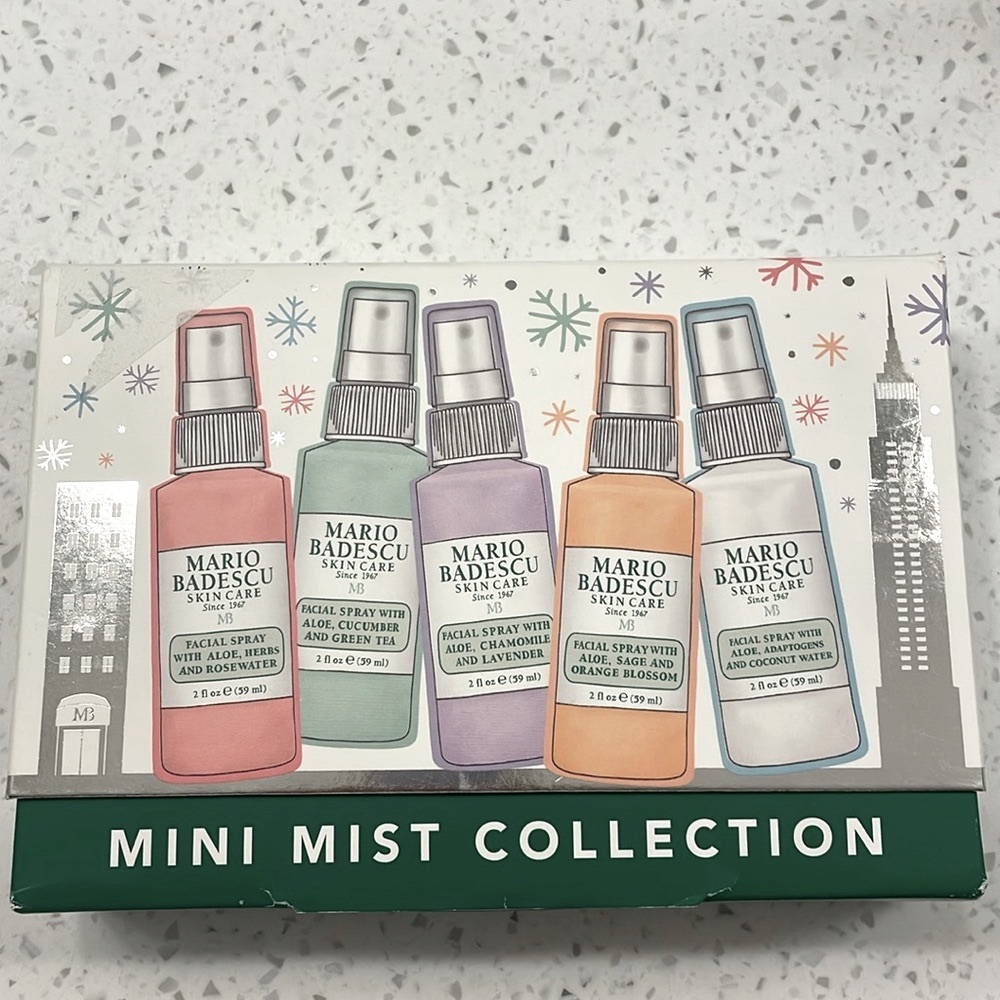 Mario Badescu mini mist collection. 5 with different scents! NIB/ NWT!